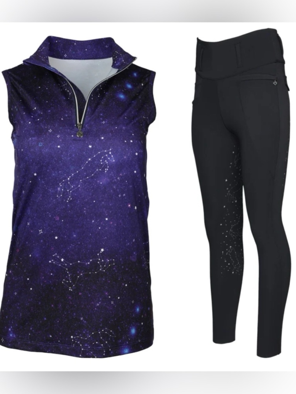 SOLD Horse Galaxy Outfit: Polo and Full Seat Tights